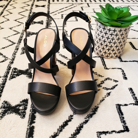 ALDO- Strappy Platform Sandals- NIB (Never Worn!) - Picture 3 of 7